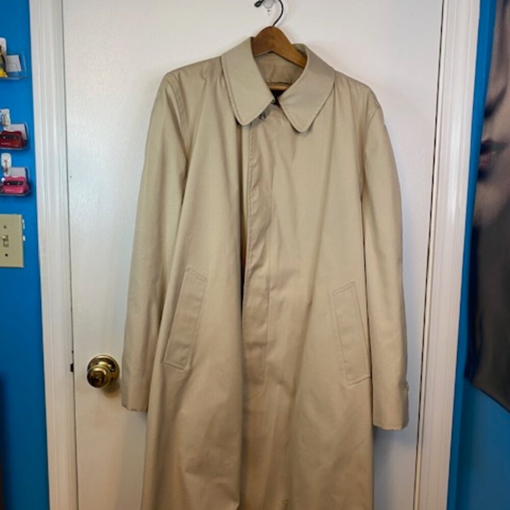 Vintage Men's Clipper mist all weather trench coat